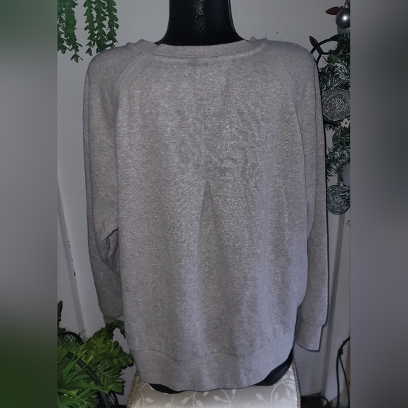 Prana Grey Heathered Sweatshirt 2X - Picture 6 of 7